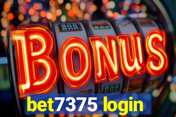 bet7375 login